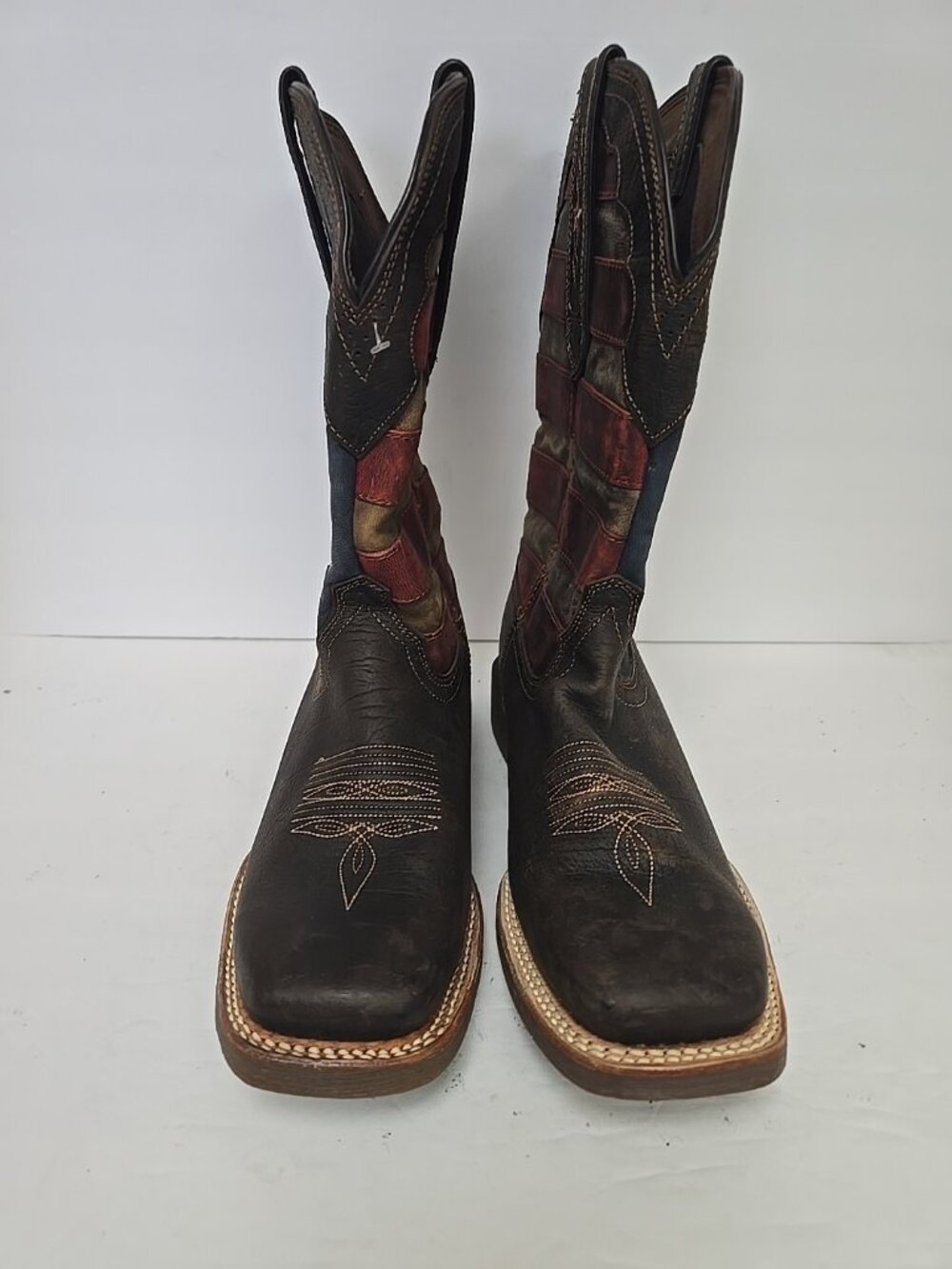 Durango Men's DDB0303 Rebel Pro Vintage Flag Western Boot Brown Size 10W - Picture 6 of 7